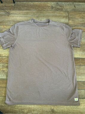 Vuori Men's Short Sleeve Crew in Mauve Taupe